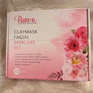 FLAMOR NATURAL BEAUTY 22 Piece Face Masks Skincare Boxed Set